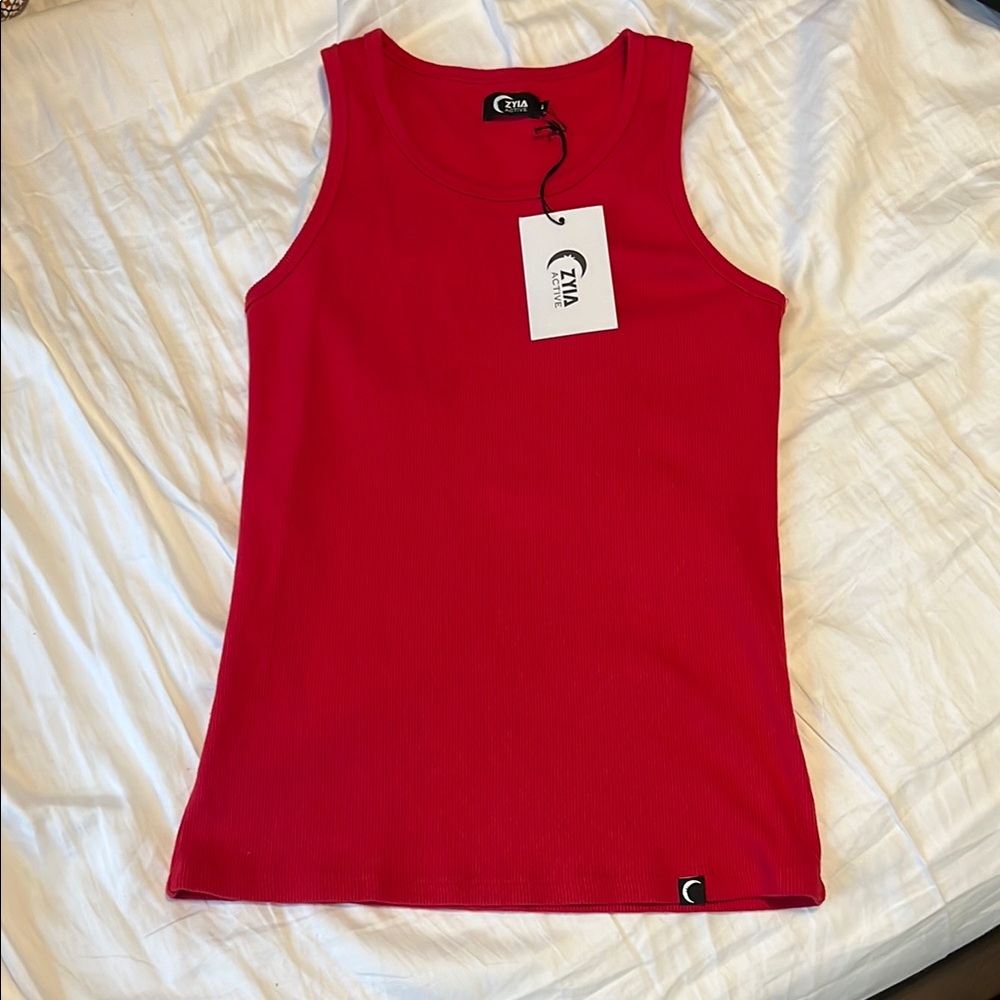 NWT Zyia Active Red Cali Tank